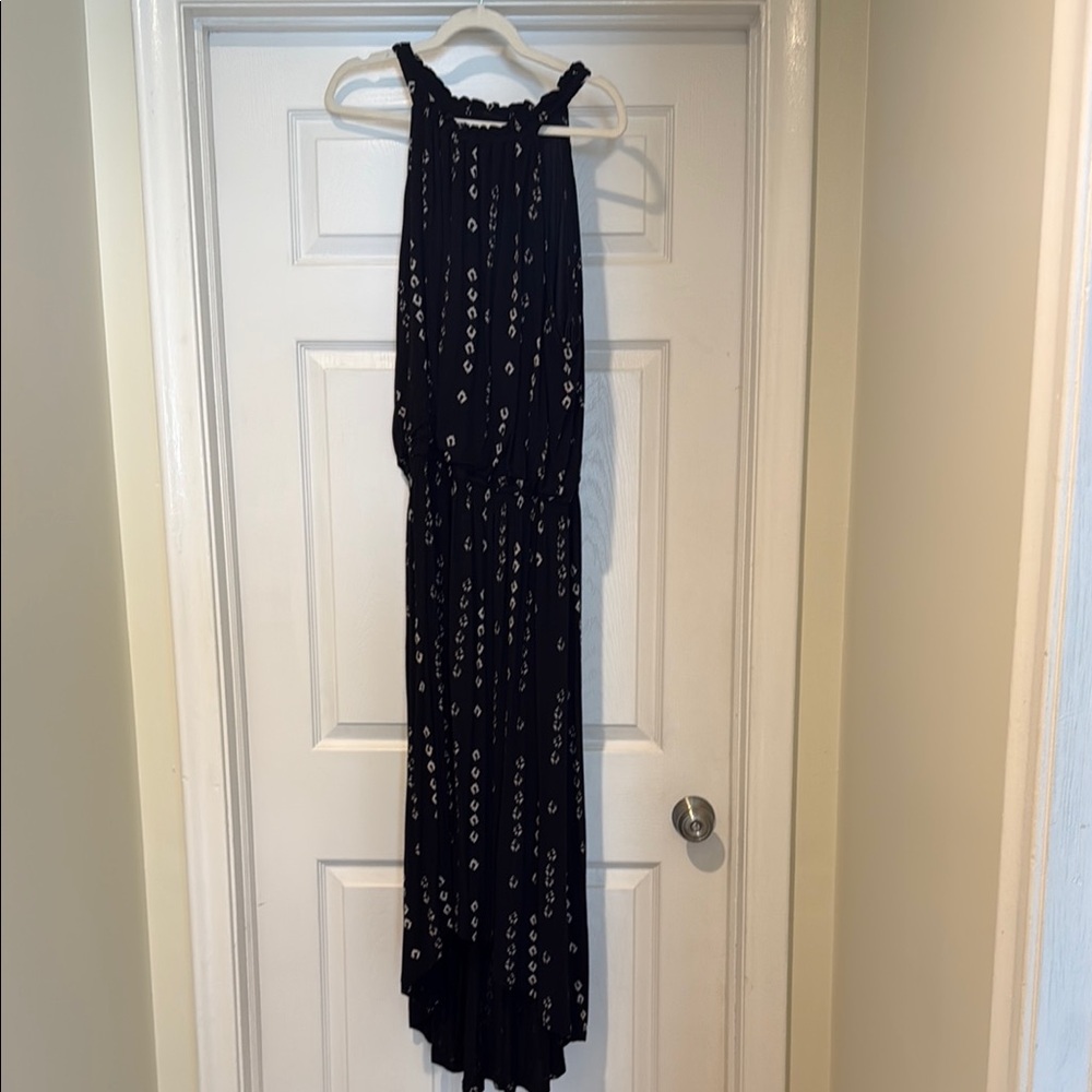 Apt. 9 Black and White Sleeveless Maxi Dress